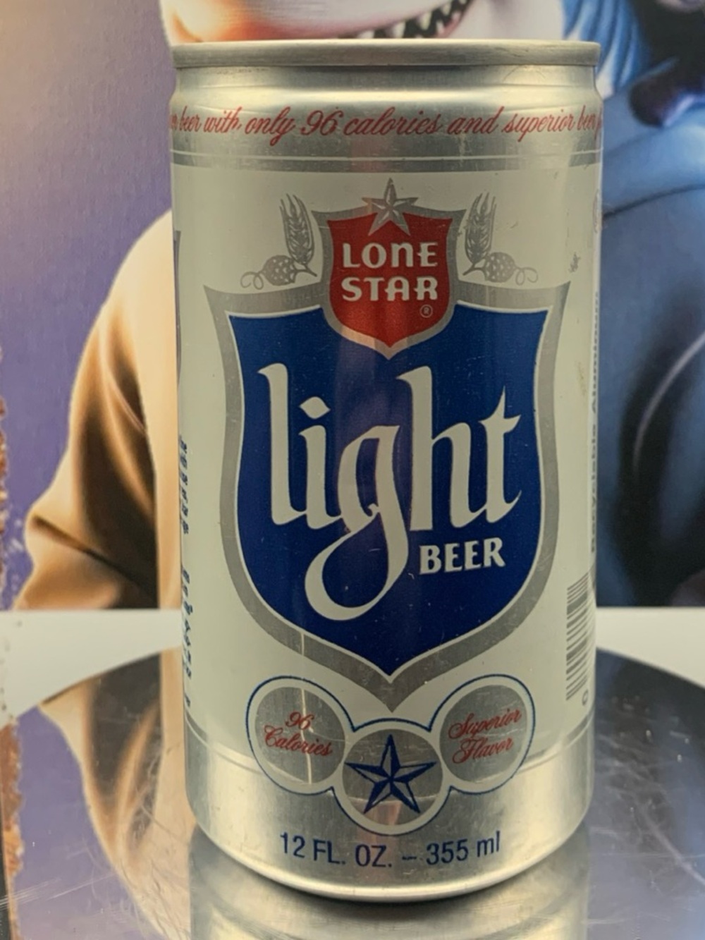 Vintage Beer Can Lone Star Light Beer Superior Flavor Pull Tab Empty Aluminum